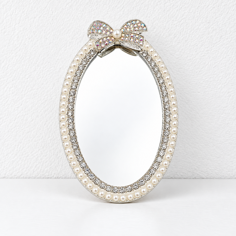 CouldNook Decorative Mirror Accessory - Sculpted Outlines And Ornamental Border Designs