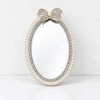 CouldNook Decorative Mirror Accessory - Sculpted Outlines And Ornamental Border Designs
