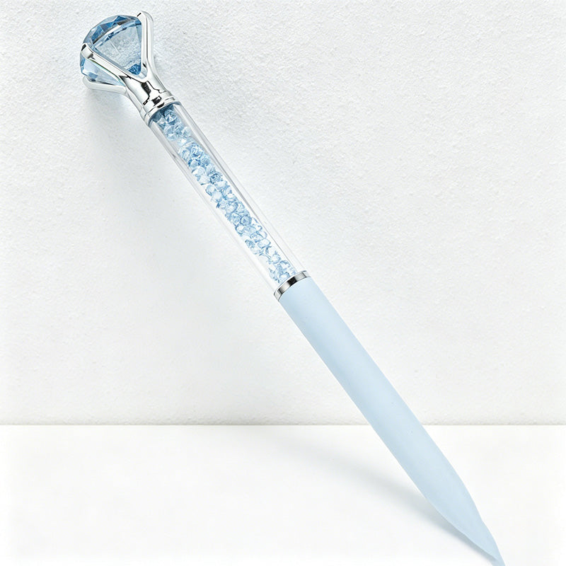 CouldNook Pen-Large Diamond Top Crystal Glitter Retractable Ballpoint Pen Custom Logo Gift Pen for Office Advertising