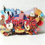 US Travel Souvenir Refrigerator Fridge Magnet - American Landmark Fridge Decor