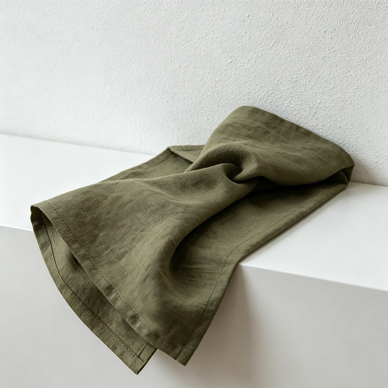 CouldNook 100% Pure Linen Napkin - Premium Rustic Table Cloth