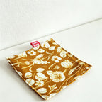 CouldNook Printed Cotton Linen Coaster - Vintage Botanical Drink Mat