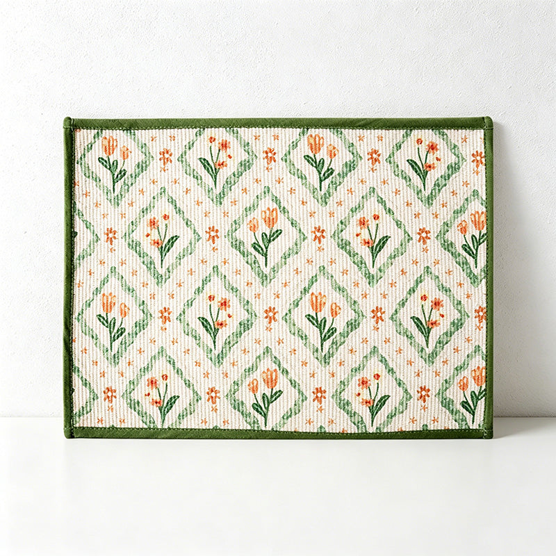 CouldNook Printed Cotton Placemat - Cottagecore Aesthetic Dining Mat