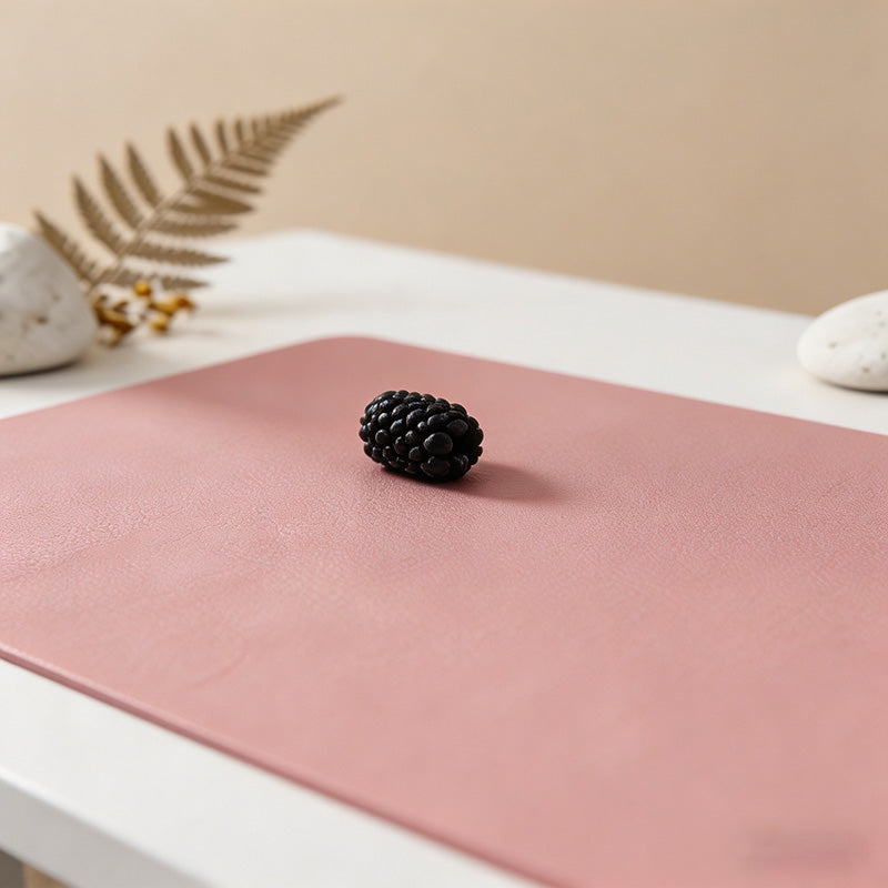 CouldNook Premium Faux Leather Placemat - Modern Waterproof & Wipeable PVC Table Mat