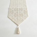 CouldNook Crochet-Look Table Runner - Console Table Accent