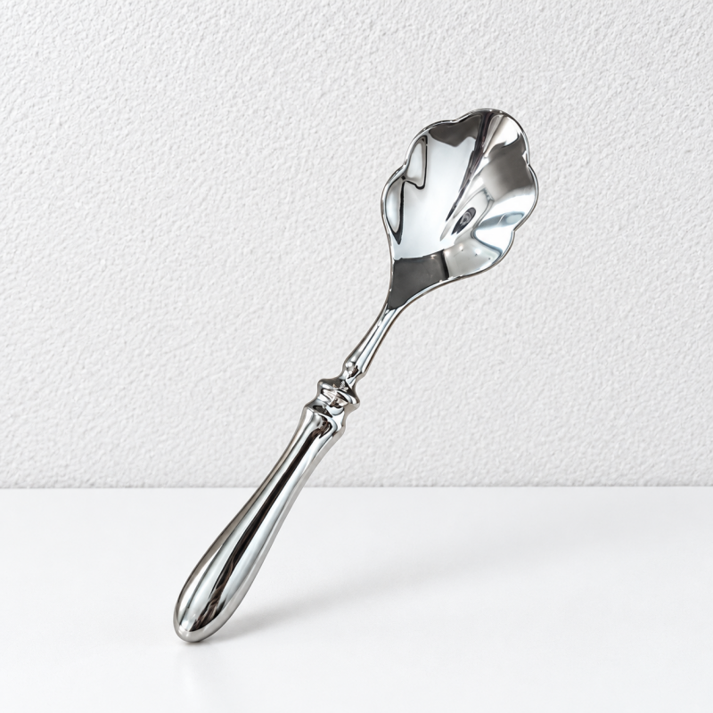 CouldNook Ornate Handle Flatware - Twisted Polished Collection Accent