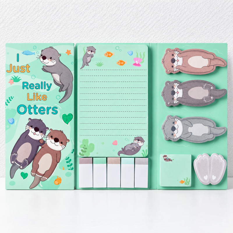 CouldNook Themed Sticky Note Set - Illustrated Combination Pack
