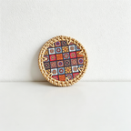 CouldNook Woven Drink Coaster - Warm Table Accent