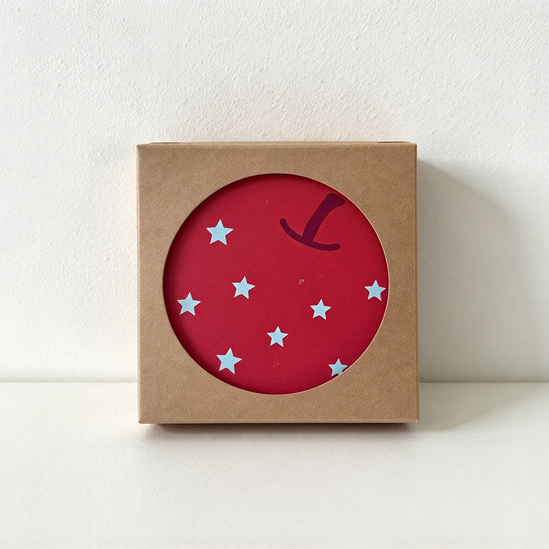 CouldNook Illustrated Coaster - Ceramic Disc and Colorful Seasonal Motifs