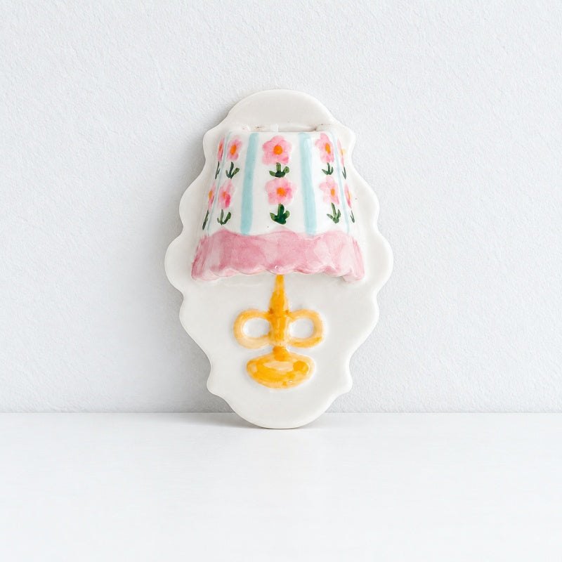 CouldNook Ceramic Lamp Refrigerator Magnet - Hand Painted Glow