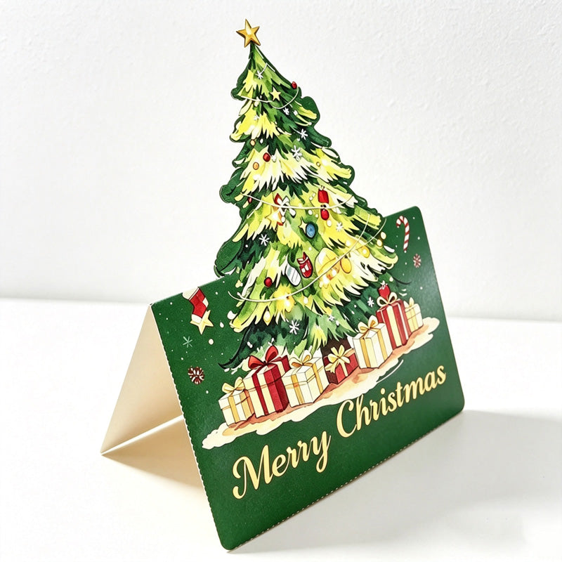 CouldNook Christmas Pop-Up Greeting Card - Festive Character Scenes