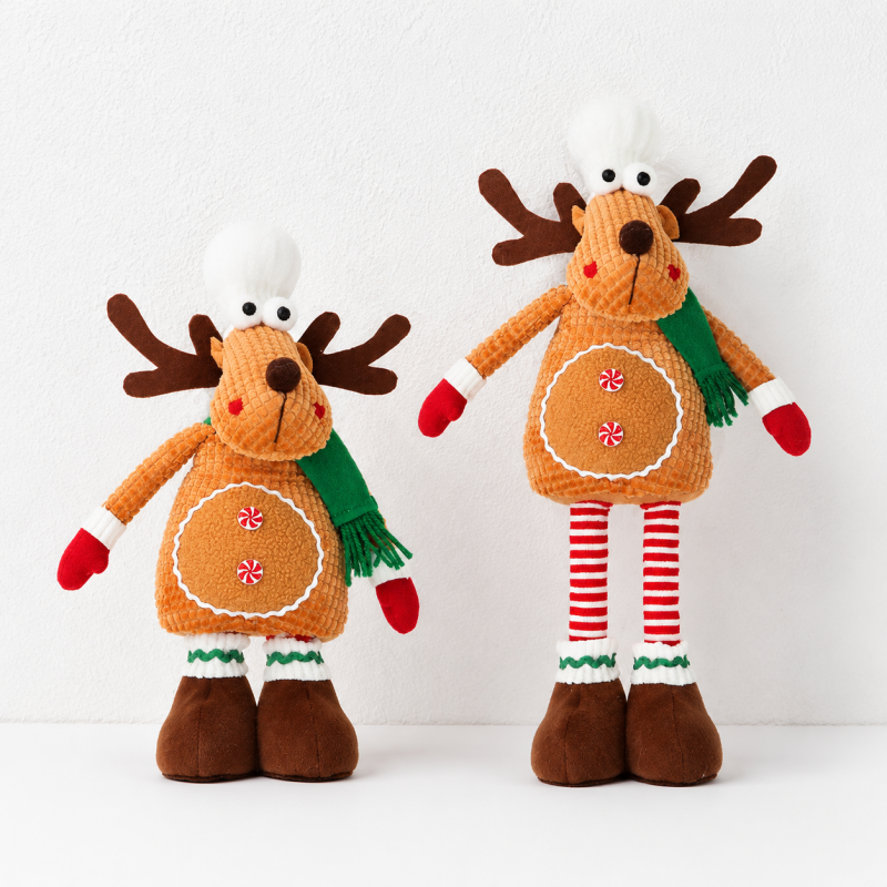 CouldNook Extendable Christmas Figure - Long Legs and Winter Outfits
