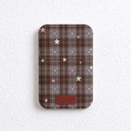 CouldNook Folding Pocket Mirror - Patterned Cover And Upright Display Position