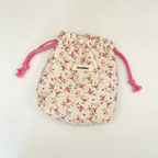 CouldNook Floral Drawstring Mini Organizer Bag - Softly Ordered Essential