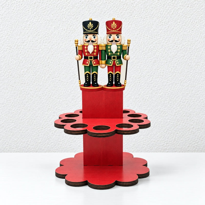 CouldNook Christmas Money Holder - Character Topper and Tiered Stand