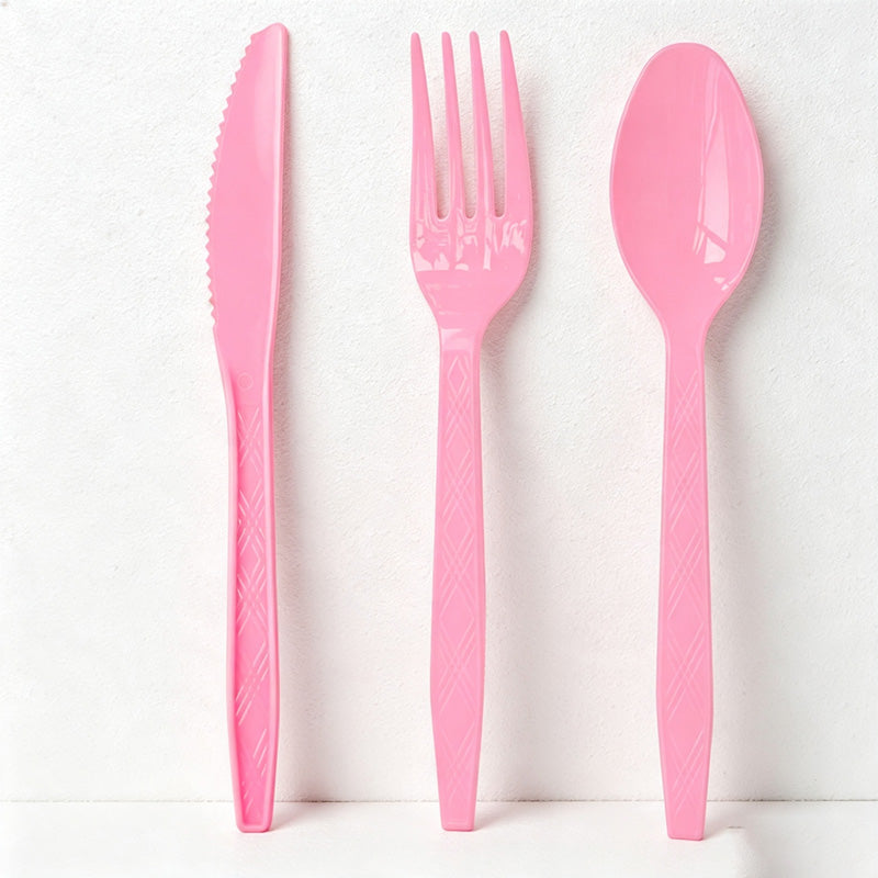 CloudNook Pink Ghost Halloween Party‑Disposable Tableware 9-Piece Set
