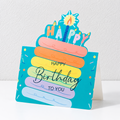 Teal Candlecake