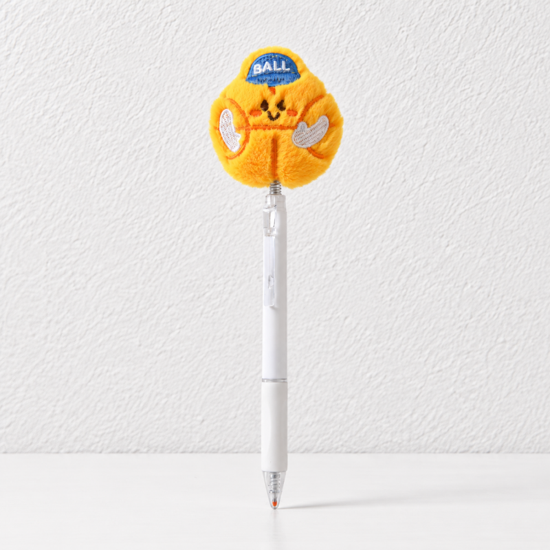 CouldNook Plush Gel Pen - Spring-Mounted Animal and Bakery Toppers