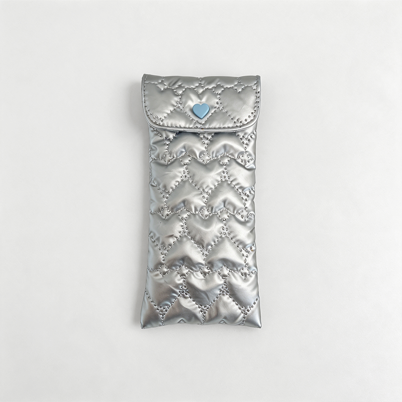 CouldNook Quilted Slim Sleeve Glasses Case - Everyday Display Detail