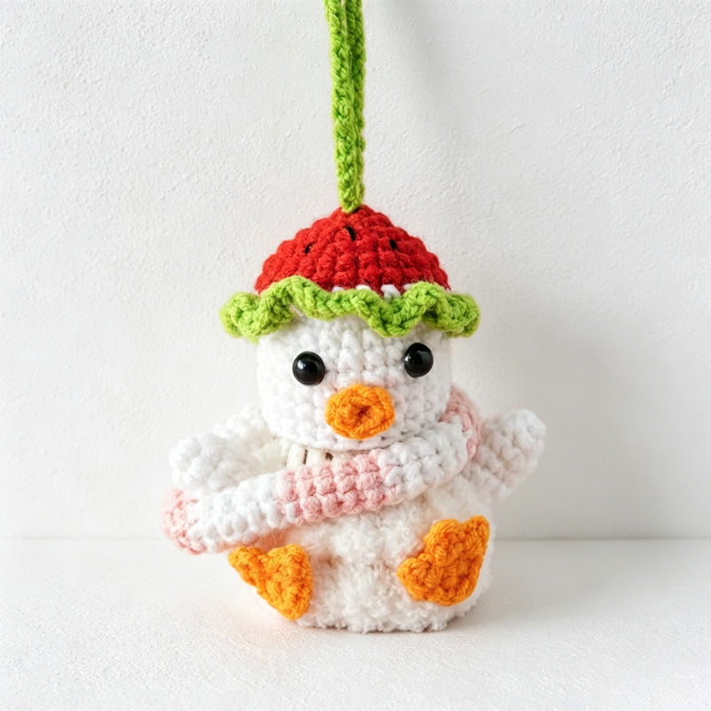 CouldNook Yarn Duck Hanging Ornament - Seasonal Costume Details