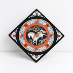 CouldNook Square Art Print Coaster - Detailed Museum Motifs