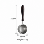 Measuring Scoop - Rounded Steel Bowl and Tapered Handle