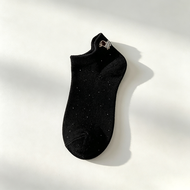 CouldNook Soft Bear Tab Ankle Socks - Everyday Footwear Accent