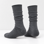 CouldNook Slouch Split-Toe Socks - Plain Long Legs