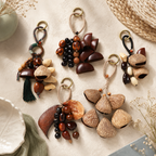 CouldNook Natural Seed Bag Charm - Boho Nut Pendant