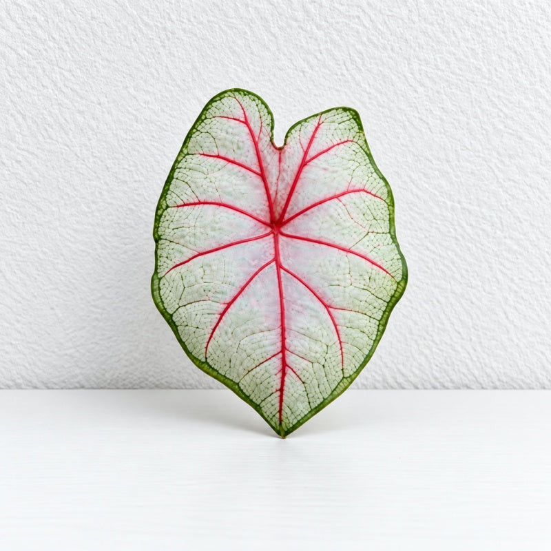 CouldNook Tropical Leaf Coaster - Shaped Edges And Colorful Vein Patterns