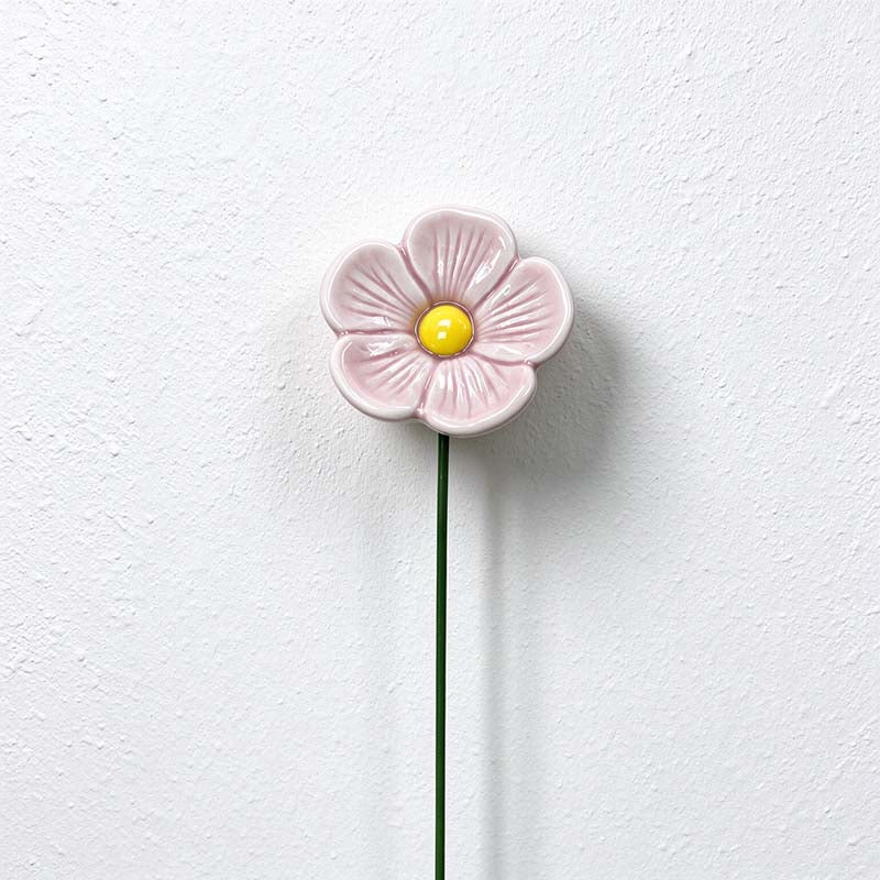 CouldNook Ceramic Flower Garden Stake - Bee Watering Styles