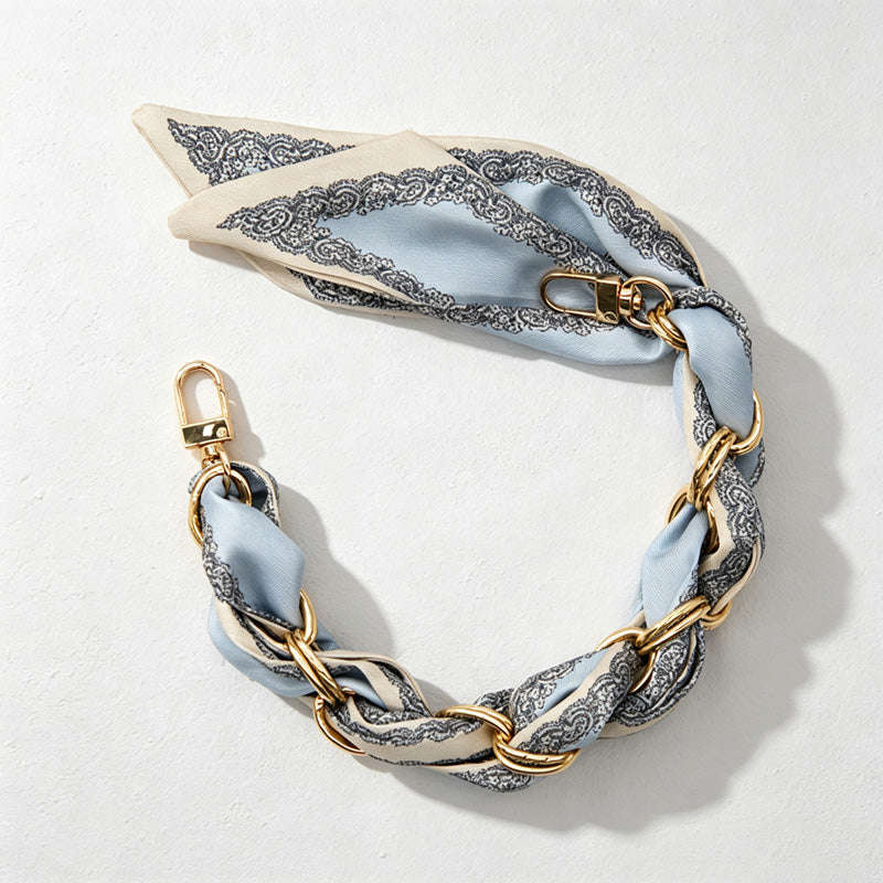 CouldNook Silke Scarf Phone Wrist Strap - Loose Braided Handle