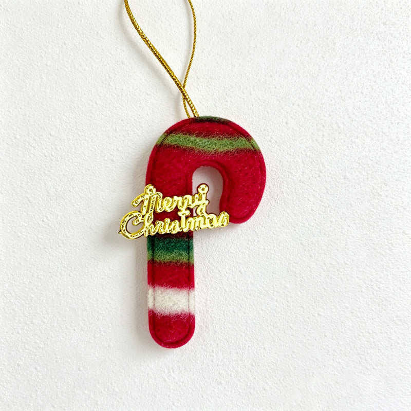 CouldNook Fabric Christmas Character Ornament - Layered Holiday Character Design