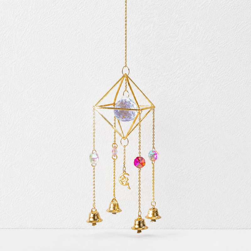 CouldNook Celestial Crystal Suncatcher Ornament - Assorted Geometric Frames