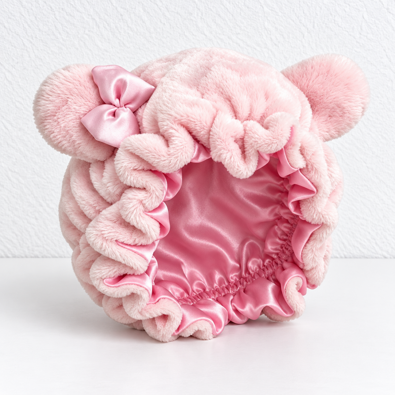 CouldNook Sleep Bonnet - Plush Ears And Bow