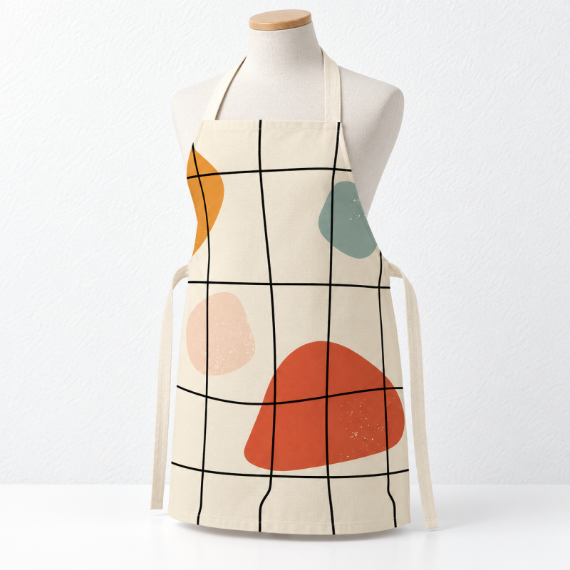 CouldNook Printed Kitchen Apron - Animals and Abstract Patterns