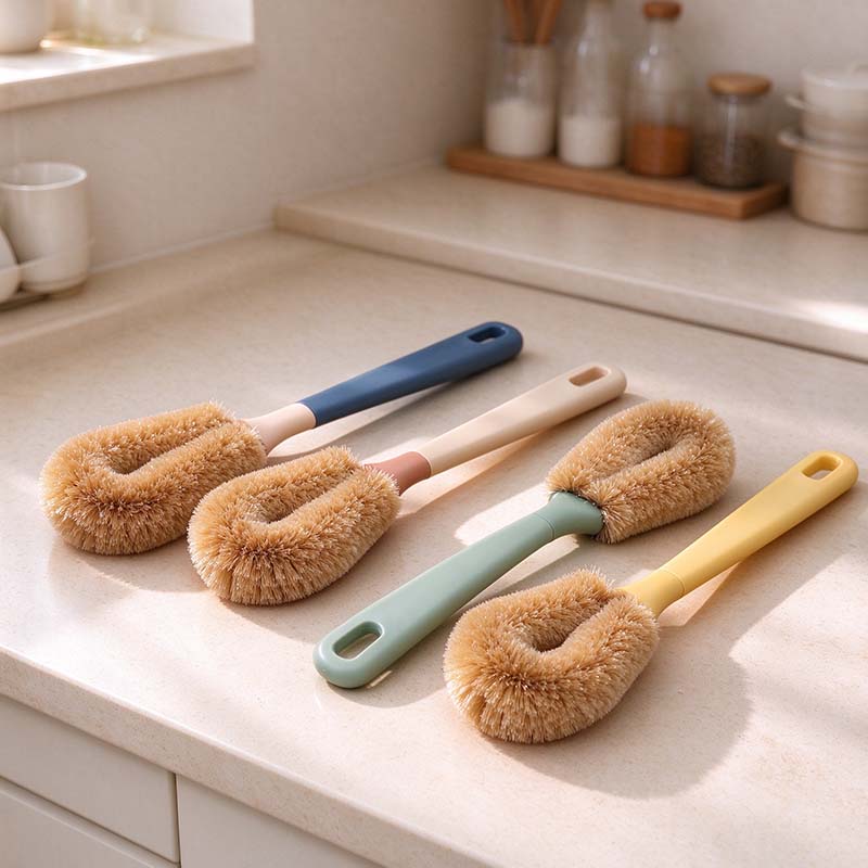 CouldNook Coir Pot Brush - Looped Head Long Handle