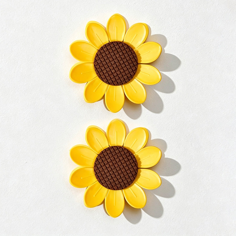 CouldNook Sunflower Bag Clip Set - Detachable Petals and Magnetic Center