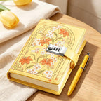 CouldNook A5 Floral Locking Journal - Gift Box Presentation