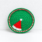 CouldNook Yarn Coaster - Animal Faces and Fringed Tabletop Motifs