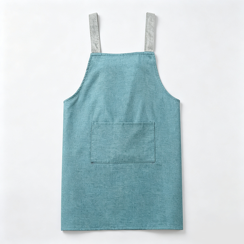 CloudNook Color Block Apron‑Kitchen Wear Accent