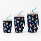 CouldNook Neoprene Cup Carrier - Patterned Body and Side Strap
