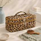CouldNook Large‑Capacity Cosmetic Bag‑Dual‑Layer Travel Storage Pouch With Handle