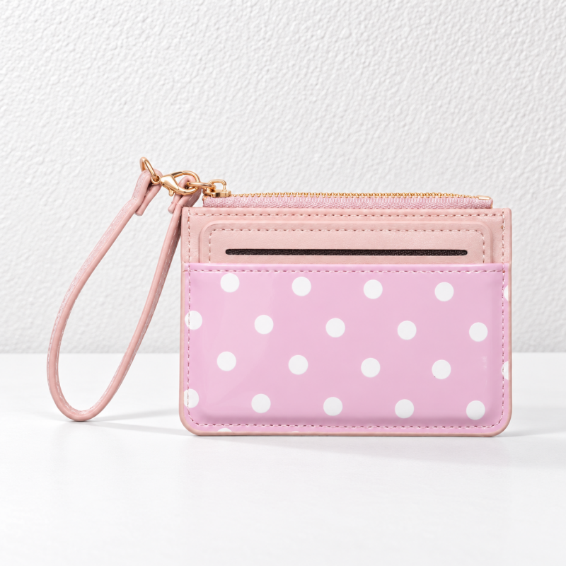 CouldNook Glossy Dot Card Holder - Sliding Insert