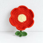 CouldNook Crochet Coaster - Character and Floral Tabletop Designs