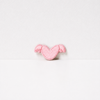 CouldNook Pink Heart Candy Embroidered Patch - Iron-On Motif Collection