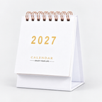 CouldNook 2027 Gold Foil Mini Desk Calendar - Assorted Colors