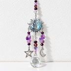 CouldNook Celestial Suncatcher - Sun Moon Star Charms