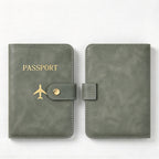 CouldNook Passport Holder - Snap Strap and Multiple Interior Card Pockets