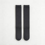 CouldNook Solid Knee-High Socks - Smooth Body And Broad Upper Band